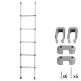 Bunk Ladder aluminum color سلم السرير العلوي