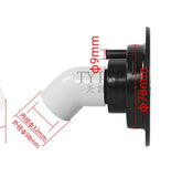 1.5 Inch / 3.8 MM Pipe Water Inlet Black مقر تعبئة ماء