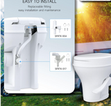 SeaFlo Ceramic Toilet 18.5 مرحاض سراميك