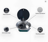 RV Round Gas Stove One Burner With Glass Cover