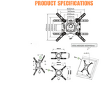 32–55 Inch LED TV Wall Mount قاعدة تلفزيون