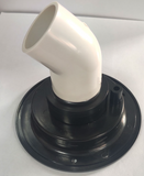 1.5 Inch / 3.8 MM Pipe Water Inlet Black مقر تعبئة ماء