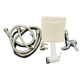 Outside Shower Box & Faucet White شاور و خلاط خارجي