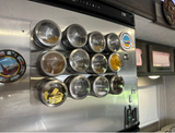 12 pic Magnetic Spice Jars علب مغناطيس للبهارات