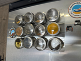 12 pic Magnetic Spice Jars علب مغناطيس للبهارات