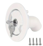 1.5 Inch / 3.8 MM Pipe Water Inlet White مقر تعبئة ماء