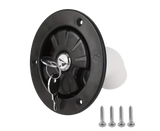 1.5 Inch / 3.8 MM Pipe Water Inlet Black مقر تعبئة ماء