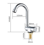 Faucet Folding Single مغسلة ماء بارد