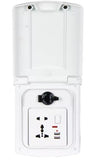 Electric Outlet White مخرج كهرباء