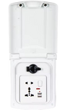 Electric Outlet White مخرج كهرباء