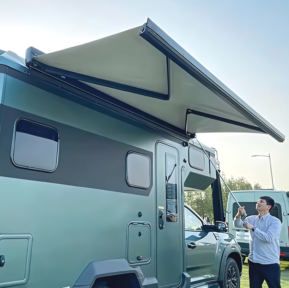 Manual Caravan Awning Europe  مظلة كرفان يدوية اوربية