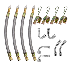 Tire Valve Extension 180mm +45 Degree وصلة هواء العجلات