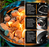 Portable stove with grill شواية