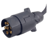 European 7-Pin  Connector to American 7-Way MID 3 female 4 male