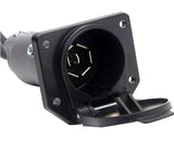 European 7-Pin  Connector to American 7-Way MID 3 female 4 male