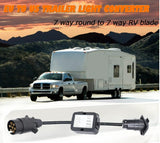 European 7-Pin  Connector to American 7-Way MID 3 female 4 male