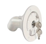 1.5 Inch / 3.8 MM Pipe Water Inlet 40 Bend White مقر تعبئة ماء