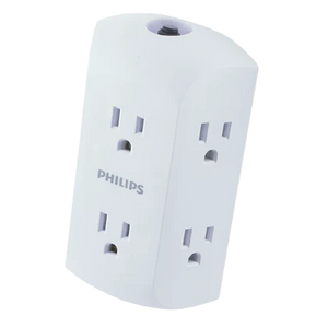 PHILIPS 6 OUTLET EXTENDER موزع كهرباء مباشر
