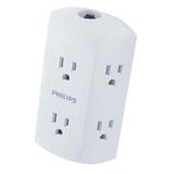 PHILIPS 6 OUTLET EXTENDER موزع كهرباء مباشر