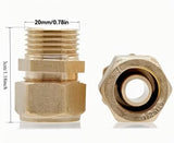 Composite Brass Male 3/4 Pipe Joint وصلة ماء
