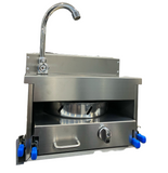 Rv stainless Steel Sink and Stove مطبخ خارجي