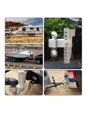 ALUMINIUM ALLOY ADJUSTABLE TRAILER HITCH  وصلة جر المقطورة