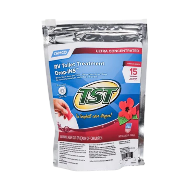 TST Hibiscus Breeze 15 bag  محلول خزان الصرف الصحي نسيم الكركديه