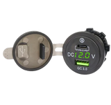 USB / C Charger with Voltmeter شحن وقارء