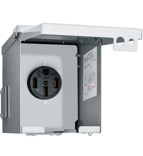 50 Amp RV Power Outlet Box