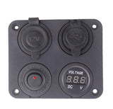 RV 12V Charger Socket Panel مخرج 12 فولت