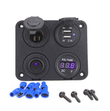 RV 12V Charger Socket Panel مخرج 12 فولت